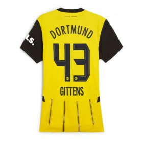 Dámské fotbalový oblečení Borussia Dortmund Jamie Bynoe-Gittens #43 Domácí košile 2024-25 Krátkým Rukávem